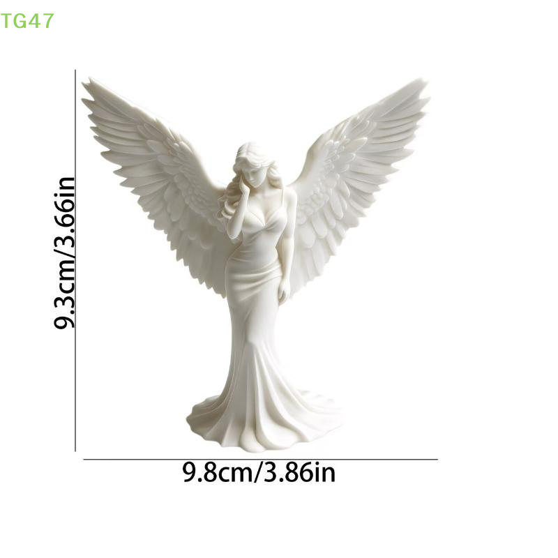 3D Printing Article - 【LS】【LS】3D Printed Praying Angel Statue Guardian