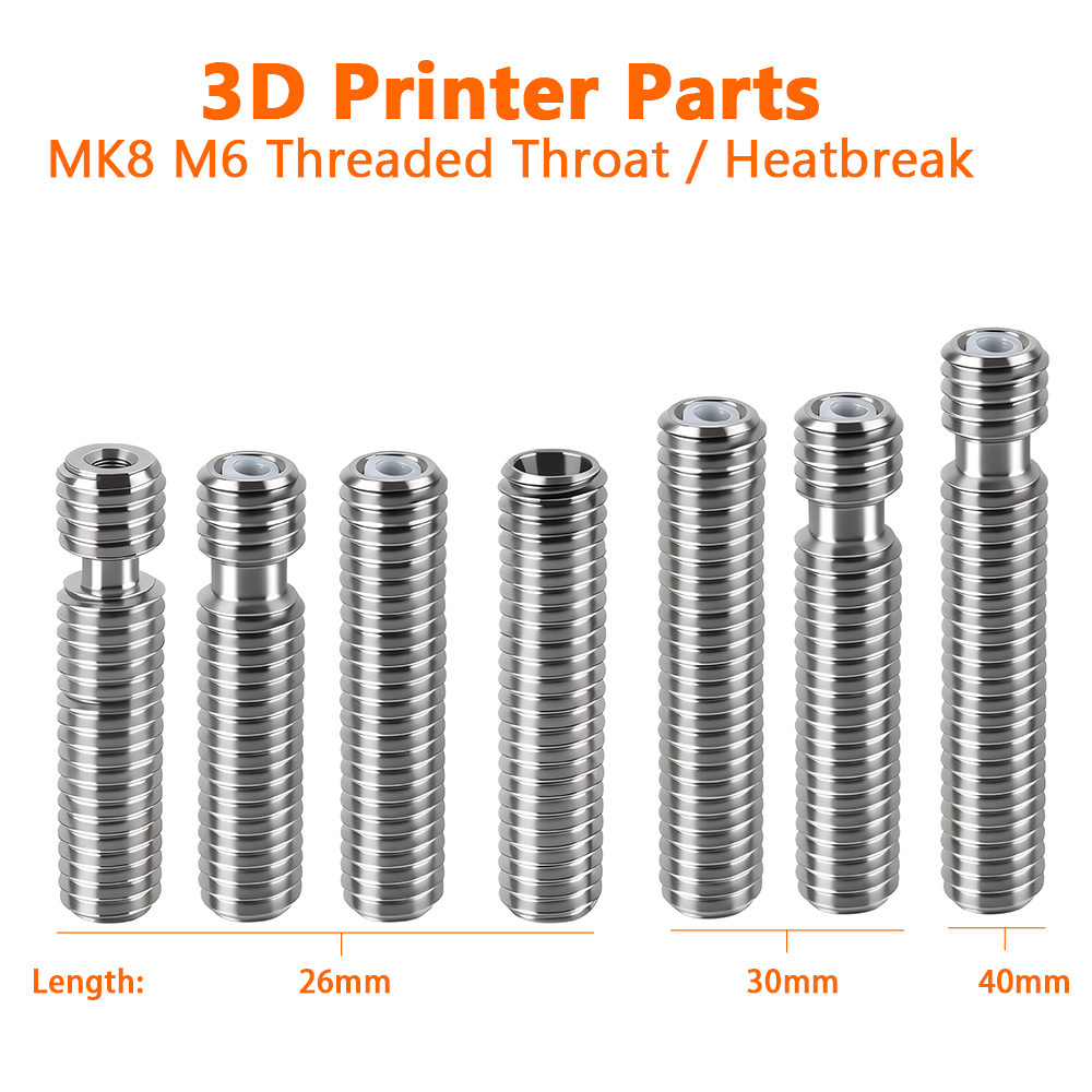 3D Printing Fff - M6 Throat 26 mm 30 mm