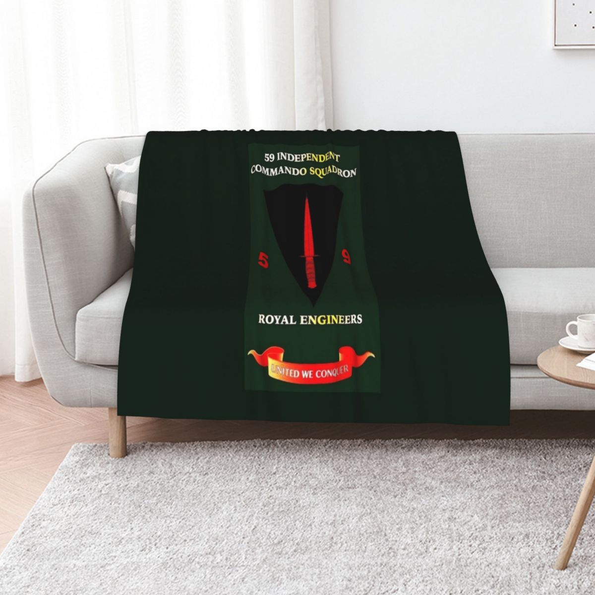 3D Printing Engineer - 59 COMMANDO ROYAL ENGINEERS Throw Blanket