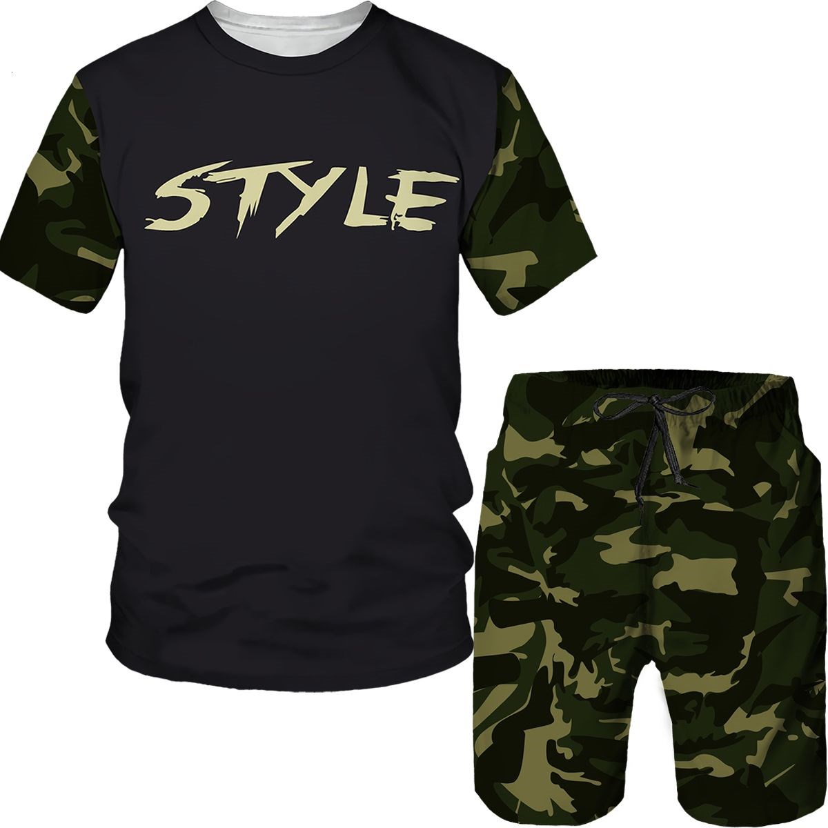 3D Printing Examples - Camouflage Men's Suits Camo 3D Print