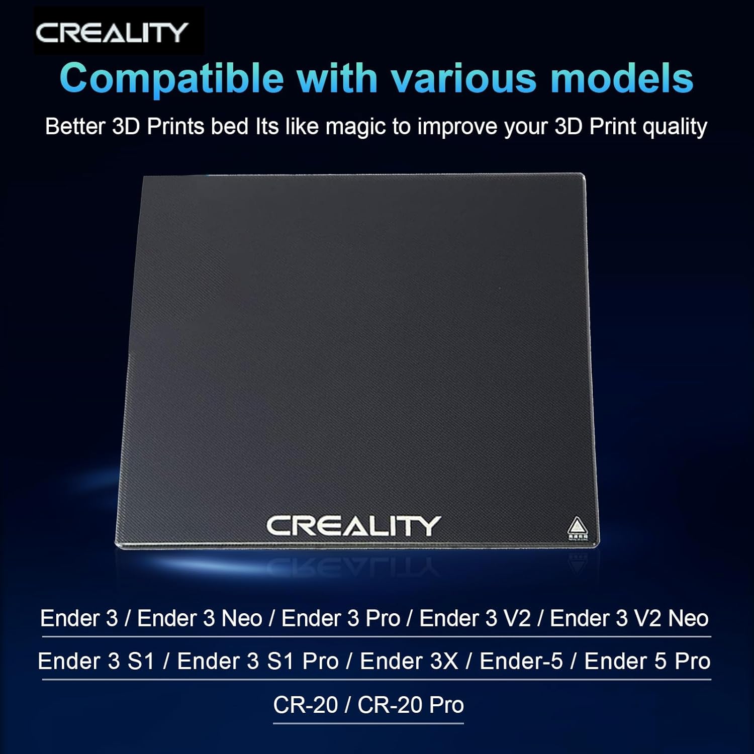 Ender 3 Upgrade Kit - Creality Official Ender 3 Glass Bed