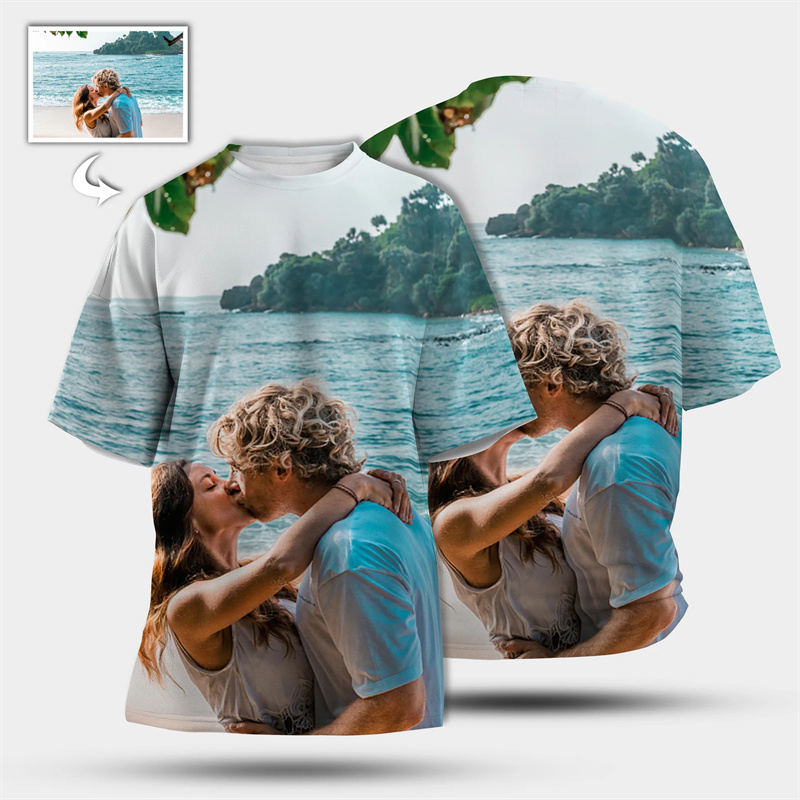 3D Printing Foto - Personalized 3d Printing T-shirt Custom Photo