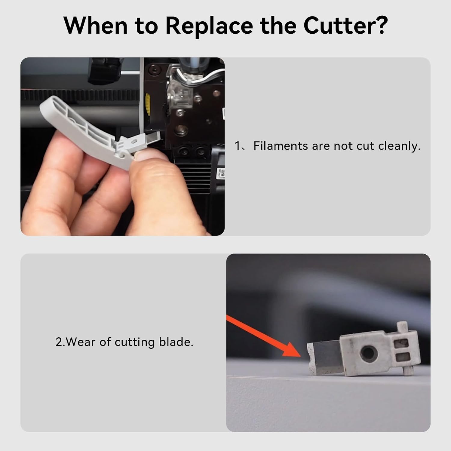 Replacement Filament Cutter fo - 3D Printing Fff recension och pris