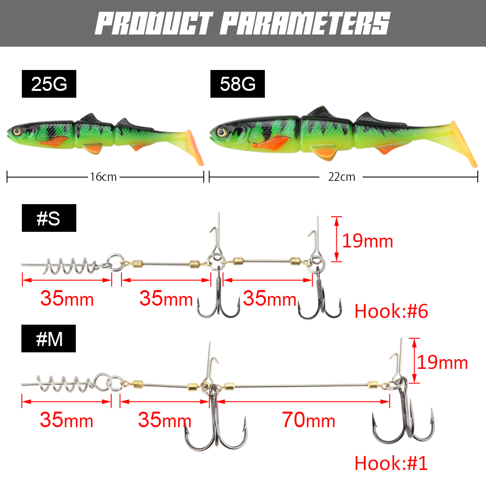 Spinpoler Pike Stinger Rig Hoo - 3D Printing Lure recension och pris
