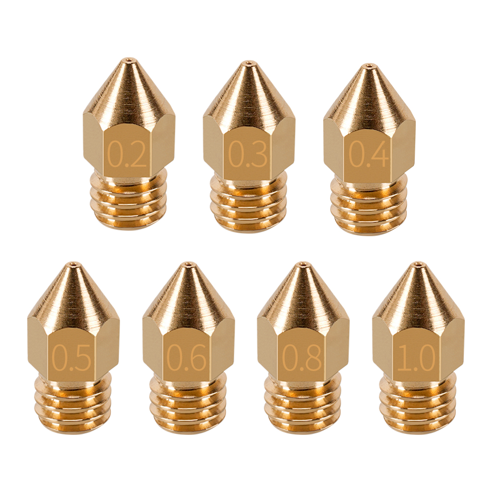 MK7 MK8 Nozzle 0.4mm 0.3mm 0.2 - 3D Printing Fff recension och pris