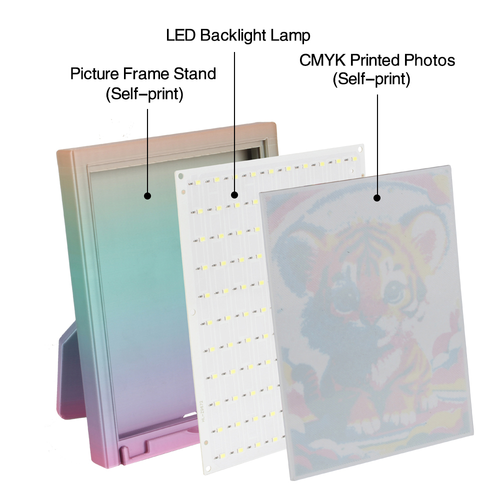 For Bambu Lab Lithophane Led P - 3D Printing Foto recension och pris