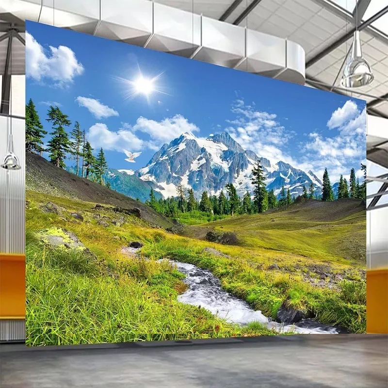 Snow Mountain Plateau Natural  - 3D Printing Foto recension och pris