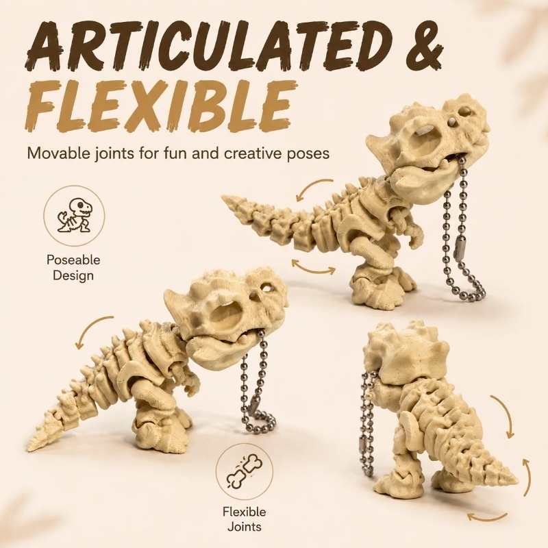 New 3D Printed Tyrannosaurus R - 3D Printing Joints recension och pris