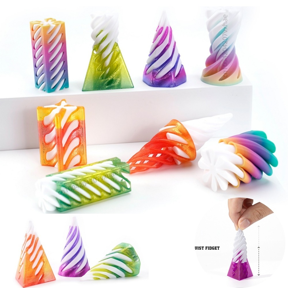 3D Printed Helix Screw Rotatin - 3D Printing Article recension och pris