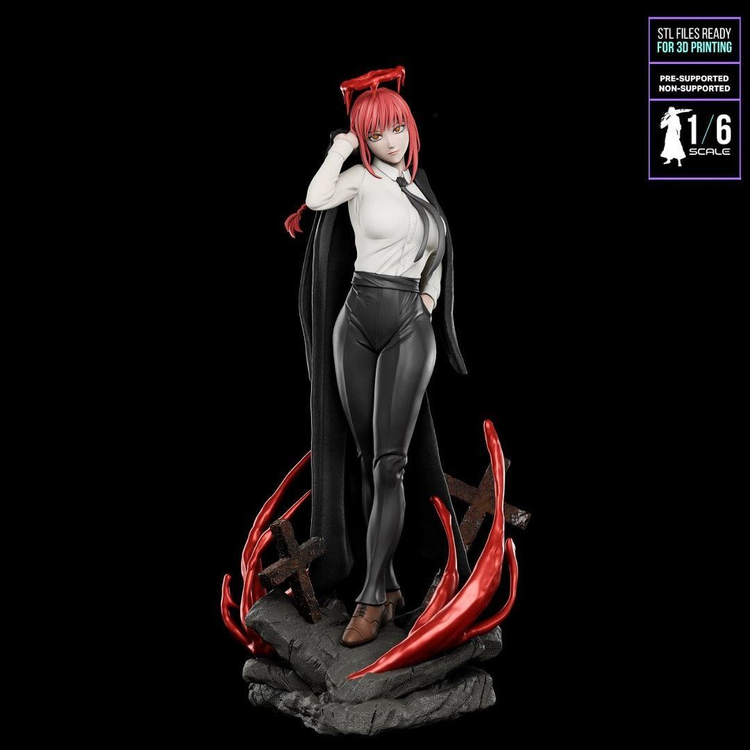 Chainsaw Girl Machima Gk Figur - 3D Printing Ptc recension och pris