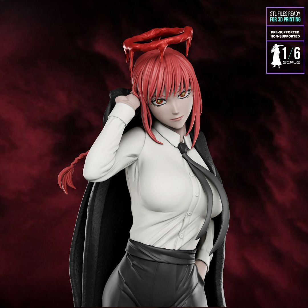 Chainsaw Girl Machima Gk Figur - 3D Printing Ptc recension och pris