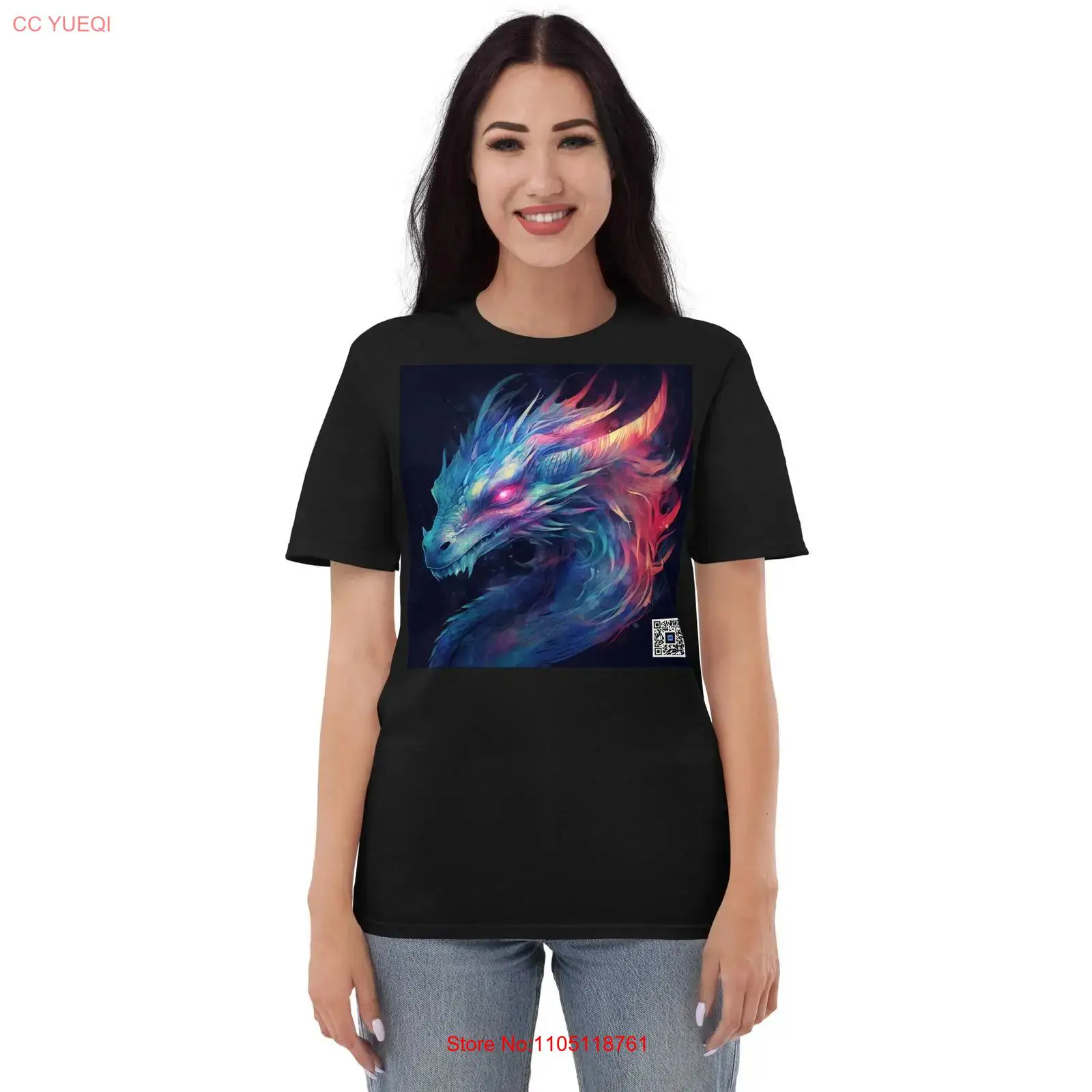 Dragon T Shirt smartphone came - 3D Printing Qr Code recension och pris
