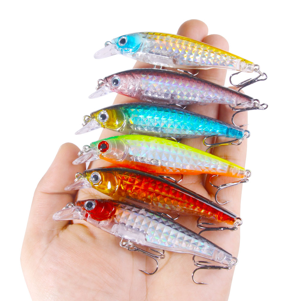 1pc Minnow fishing lure set 9c - 3D Printing Lure recension och pris