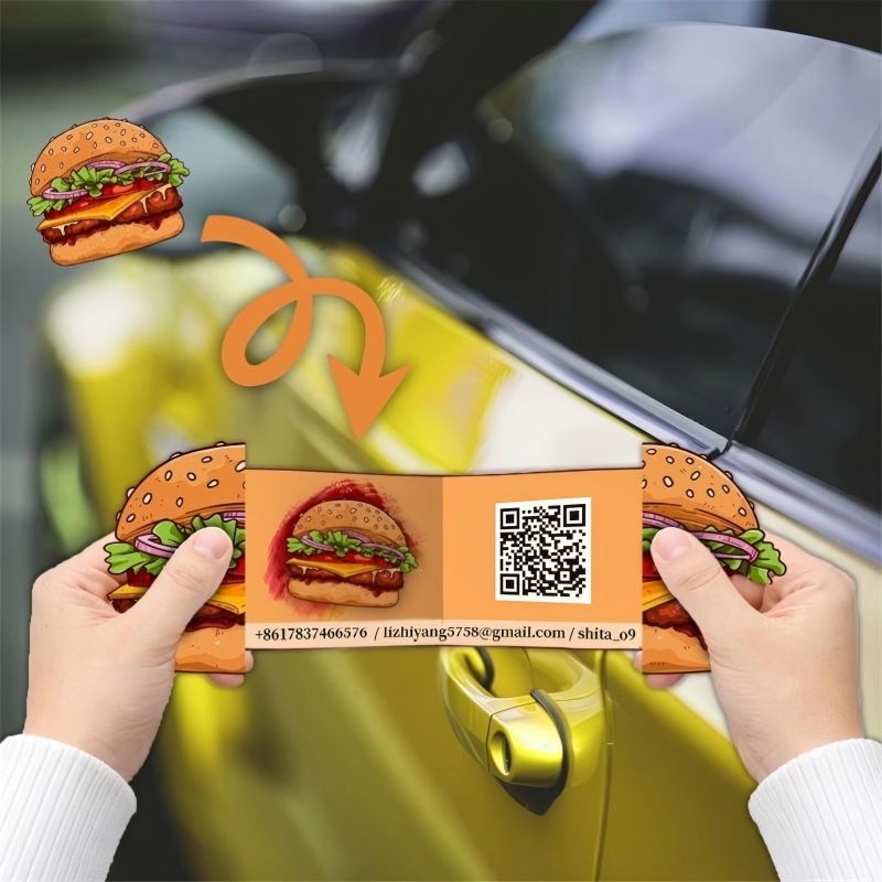 Custom 3D Pop-up Business Card - 3D Printing Qr Code recension och pris