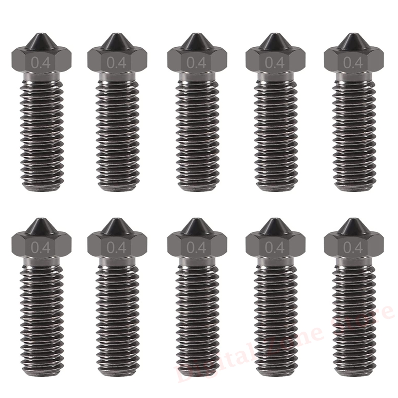 10pcs V6 Hardened Steel Volcan - 3D Printing Fff recension och pris