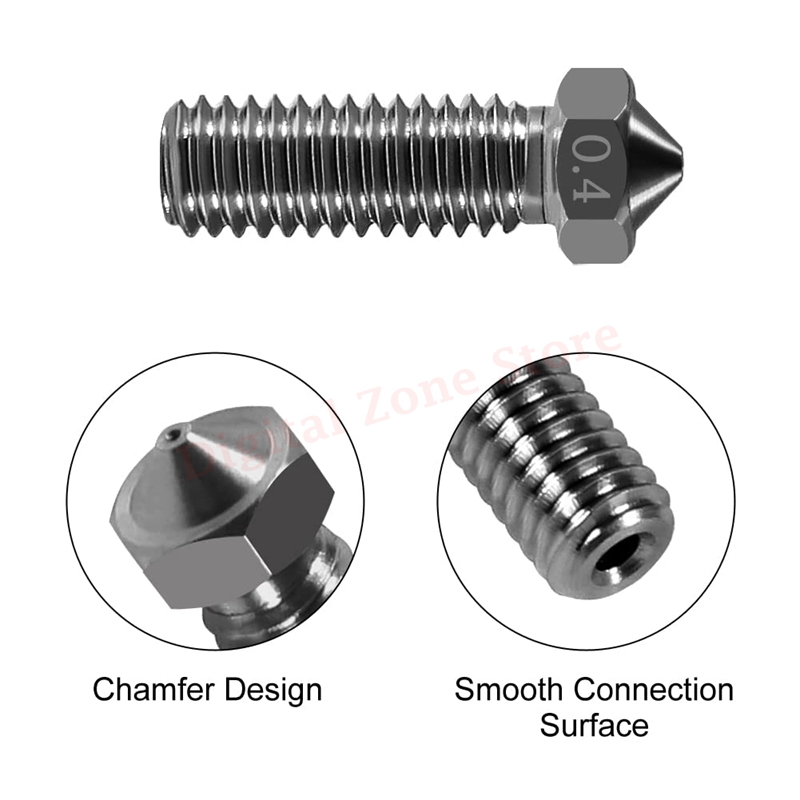 10pcs V6 Hardened Steel Volcan - 3D Printing Fff recension och pris