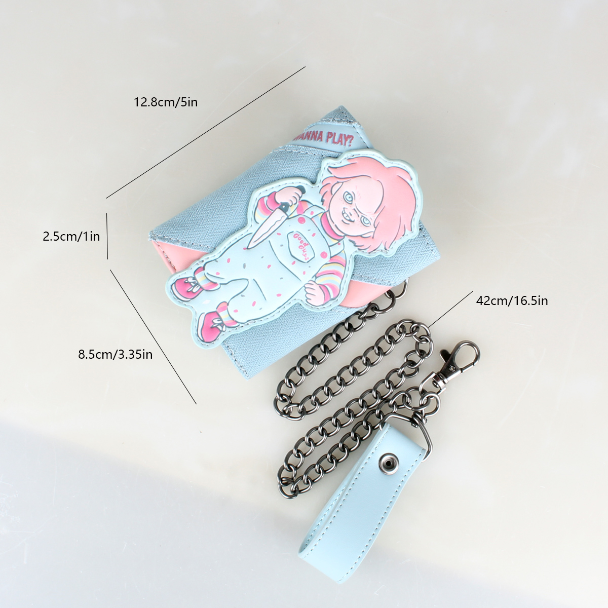 Stylish Triple Fold Chain Wall - 3D Printing Foto recension och pris
