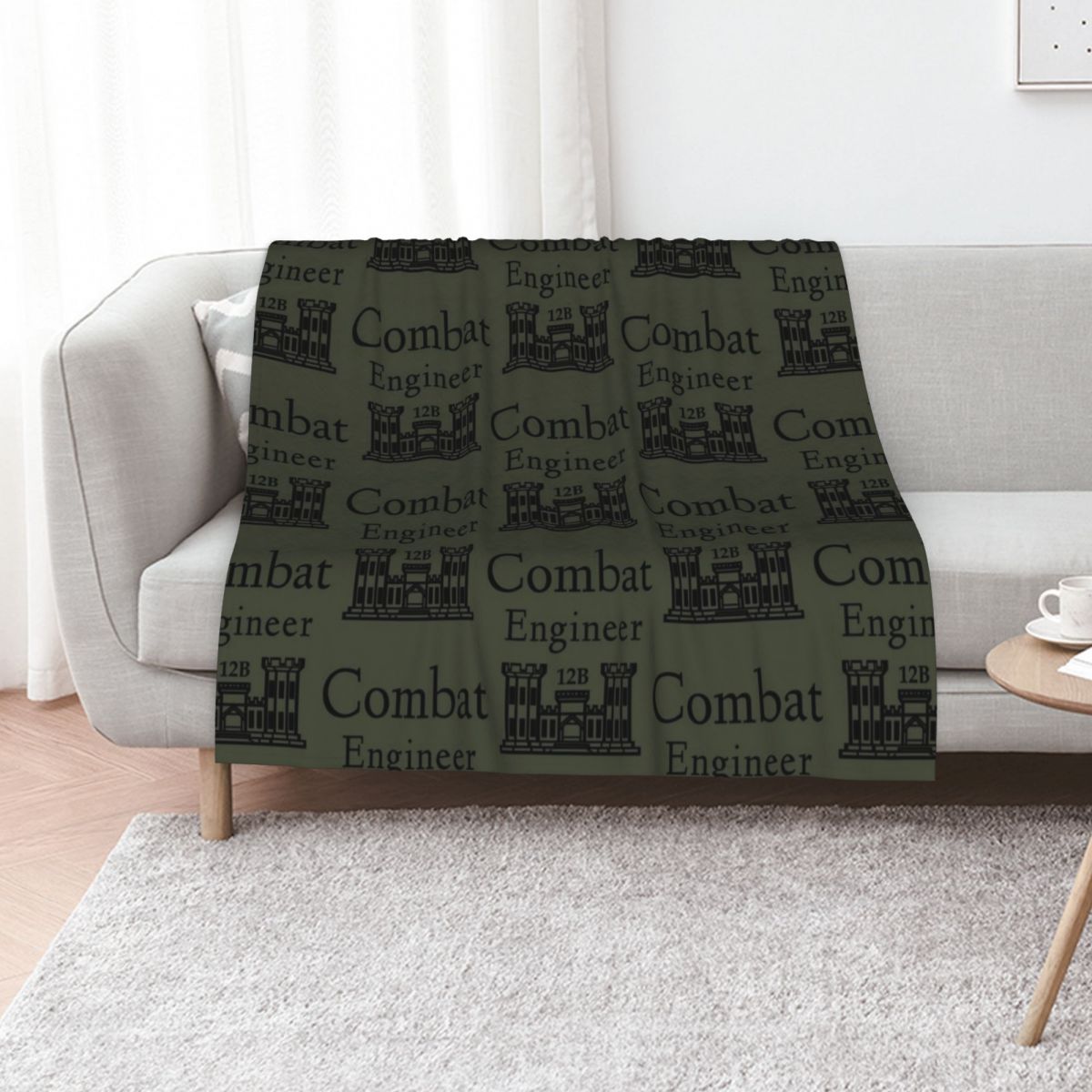 Army Combat Engineer Throw Bla - 3D Printing Engineer recension och pris