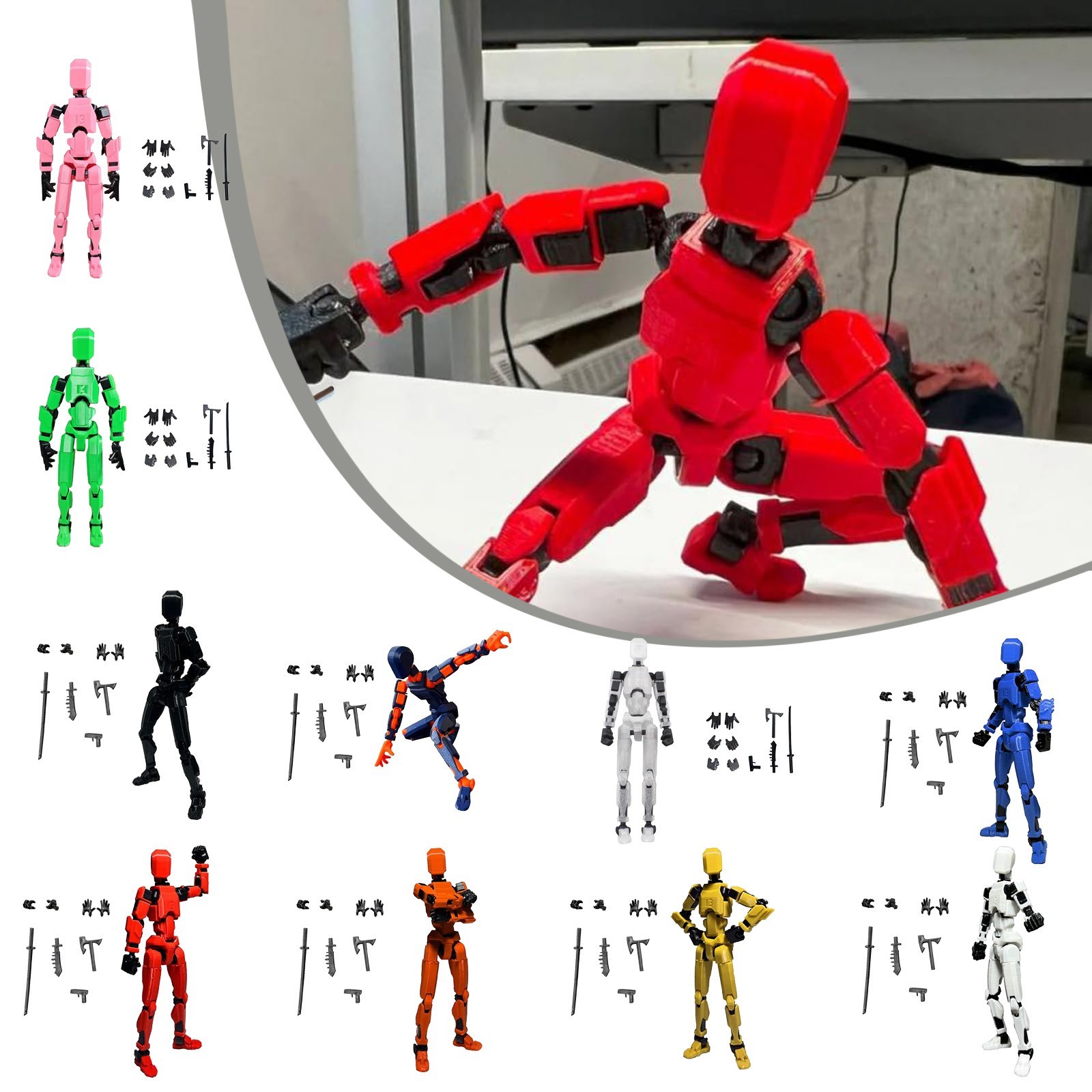 Titan 13 With Wings Figure Toy - 3D Printing Robot recension och pris