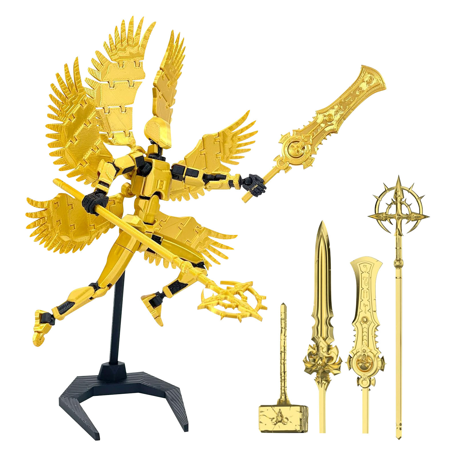 Titan 13 With Wings Figure Toy - 3D Printing Robot recension och pris