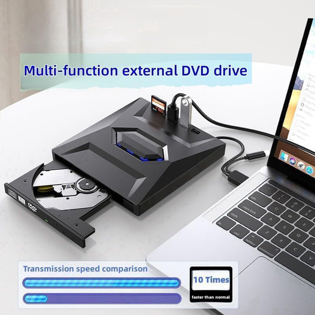 Hot 7-in-1 DVD BD CD Burner US - 3D Printing Robot recension och pris