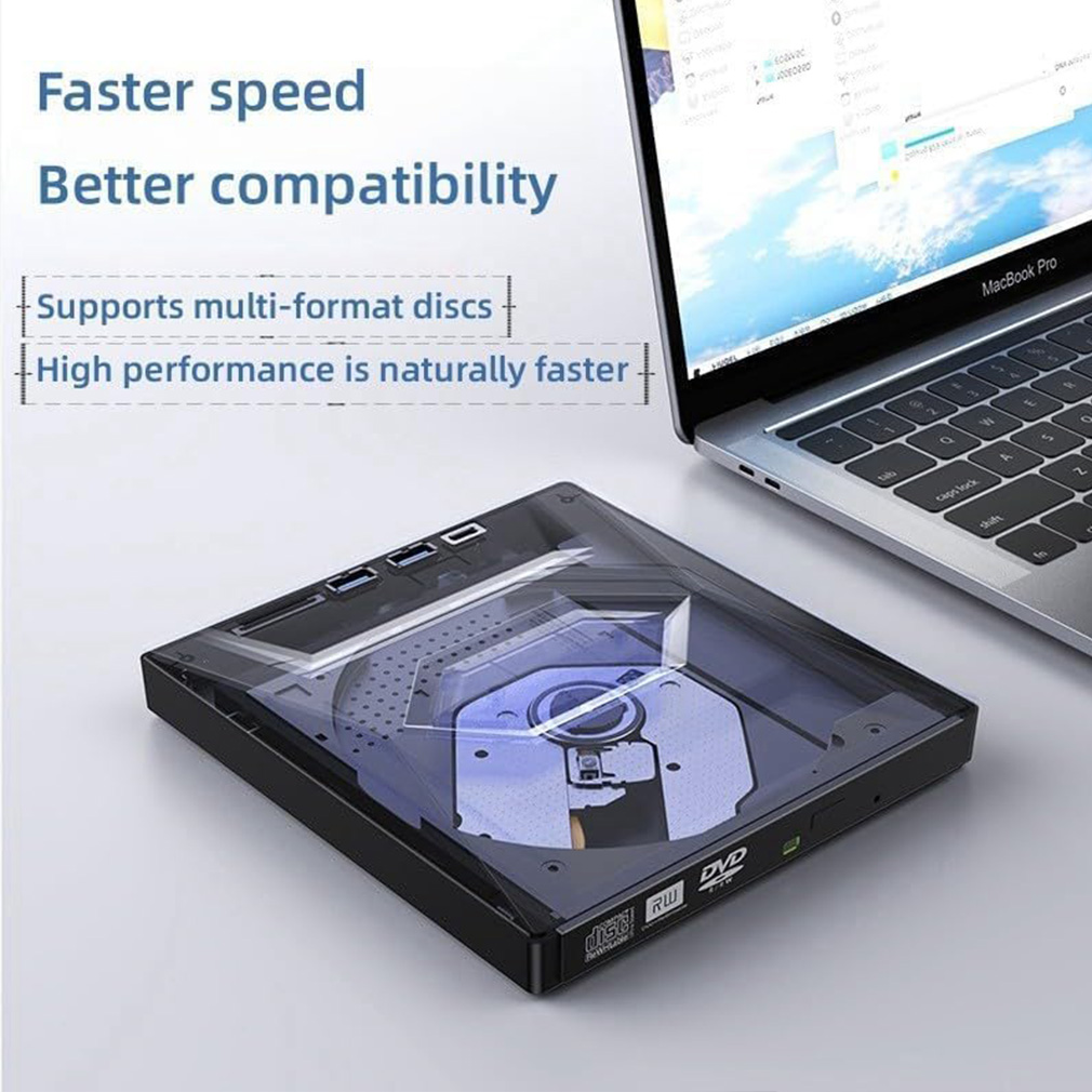 Hot 7-in-1 DVD BD CD Burner US - 3D Printing Robot recension och pris