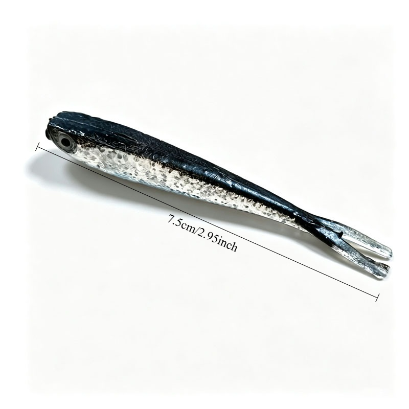 10/20/30Pcs Split Tail Minnow  - 3D Printing Lure recension och pris