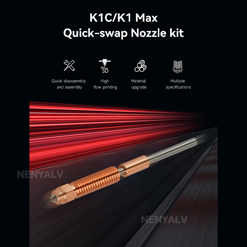 High Flow Upgraded K1C K1 Max/ - Ender 3 Upgrade Kit recension och pris