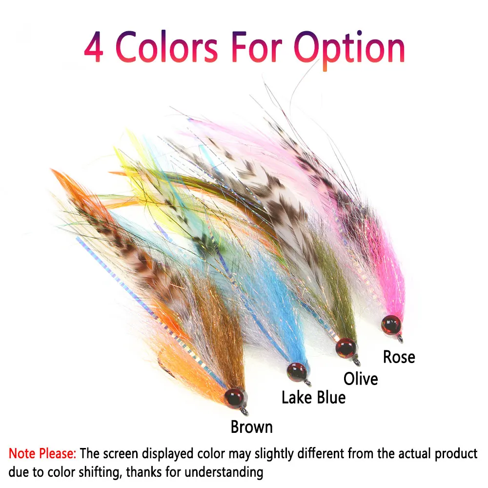 1/4pcs 2/0 5.91inch Big Stream - 3D Printing Lure recension och pris