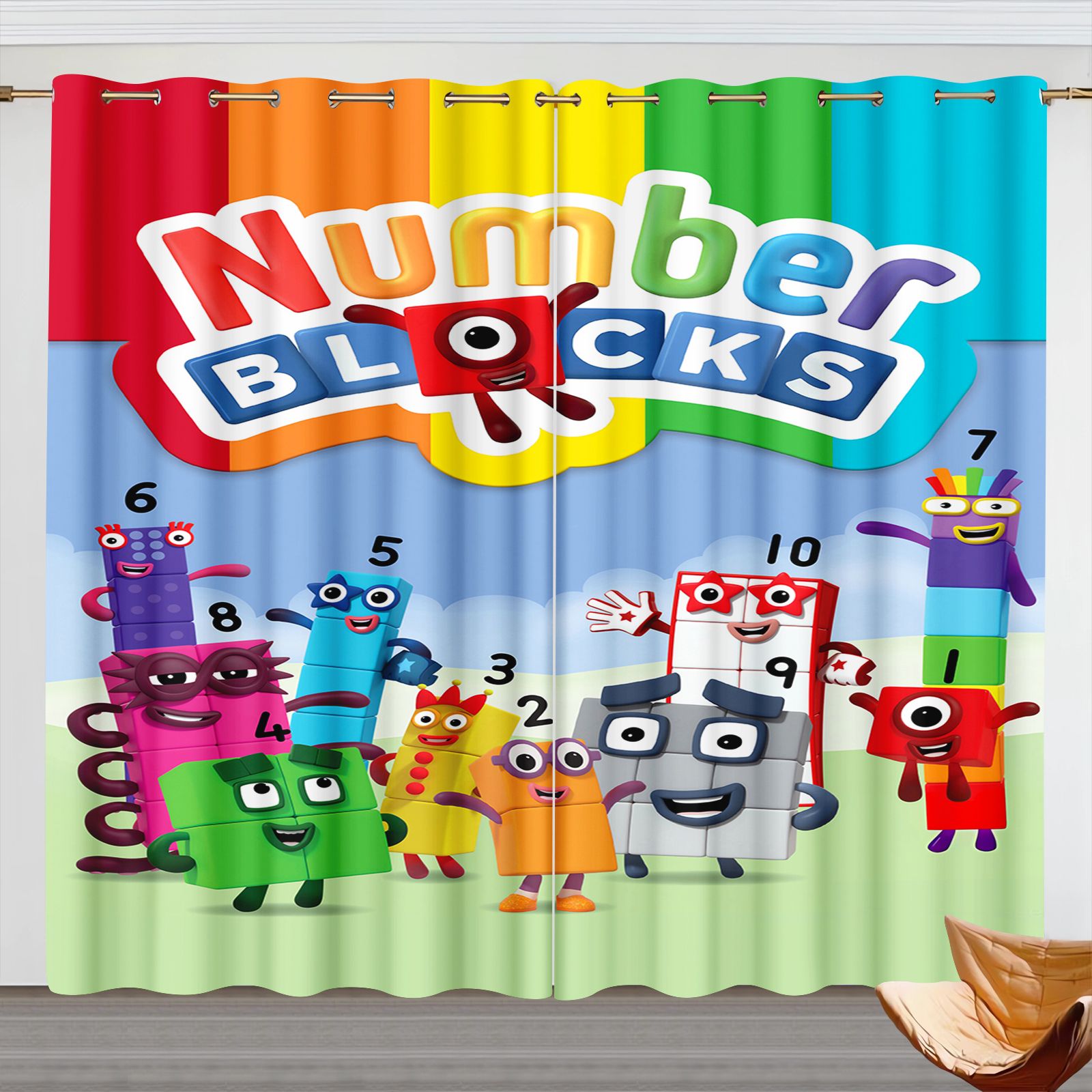 Numberblocks Cartoon Curtains, - 3D Printing Examples recension och pris