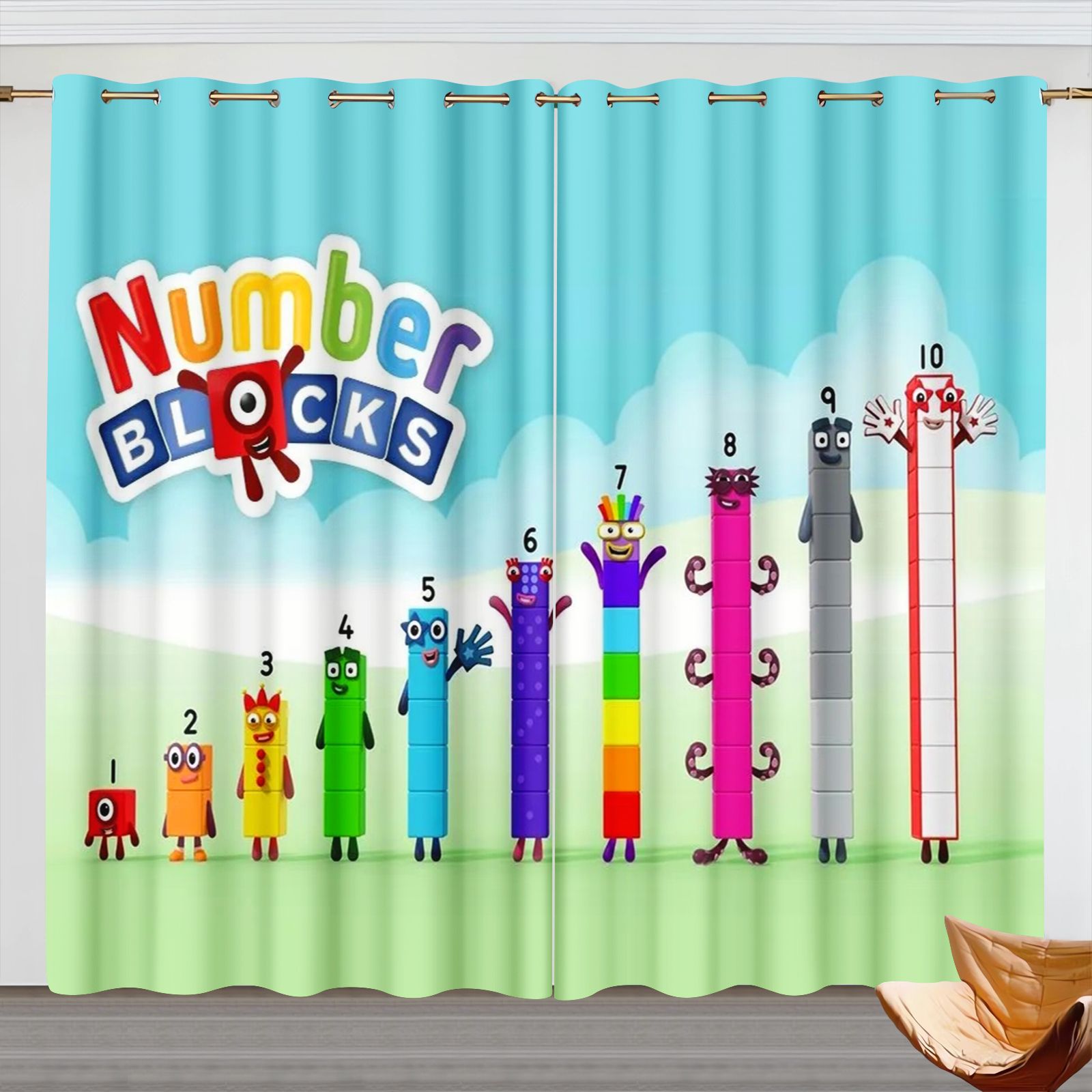 Numberblocks Cartoon Curtains, - 3D Printing Examples recension och pris