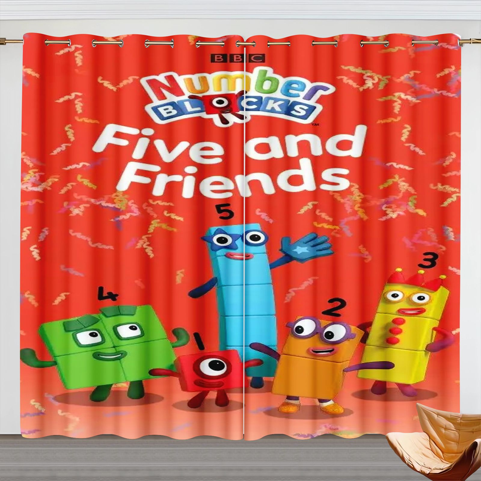 Numberblocks Cartoon Curtains, - 3D Printing Examples recension och pris