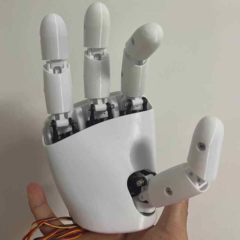 AmazingHand 8 DOF Robot Hand 3 - 3D Printing Robot recension och pris