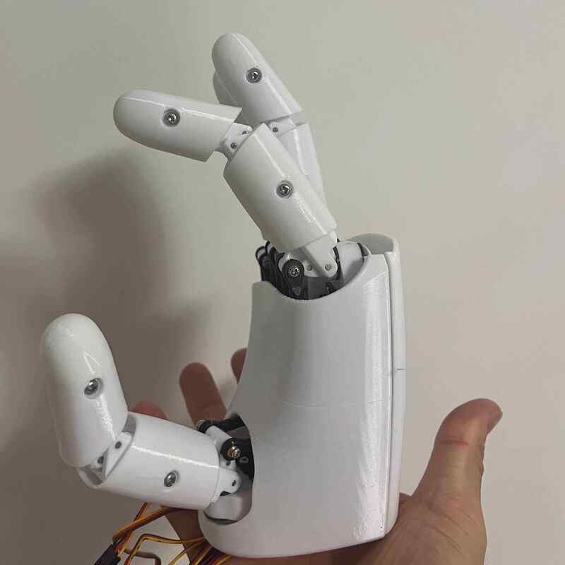AmazingHand 8 DOF Robot Hand 3 - 3D Printing Robot recension och pris