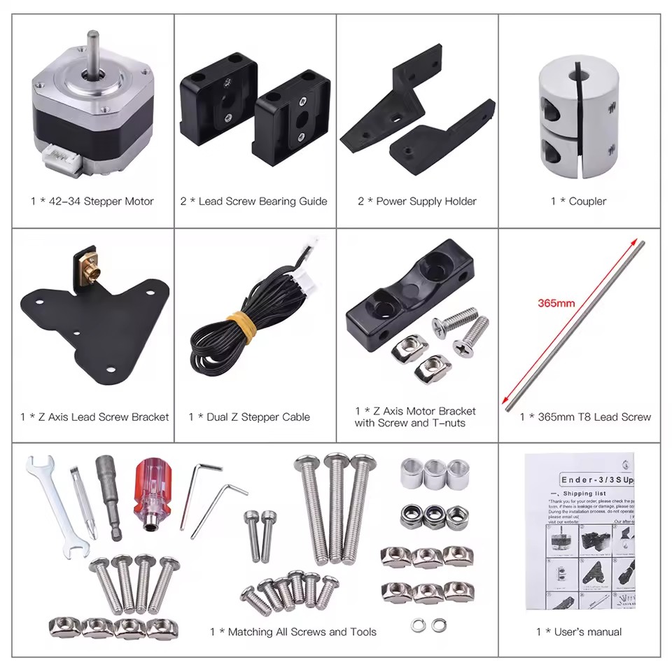 3D Printer Parts for Ender 3 D - Ender 3 Upgrade Kit recension och pris