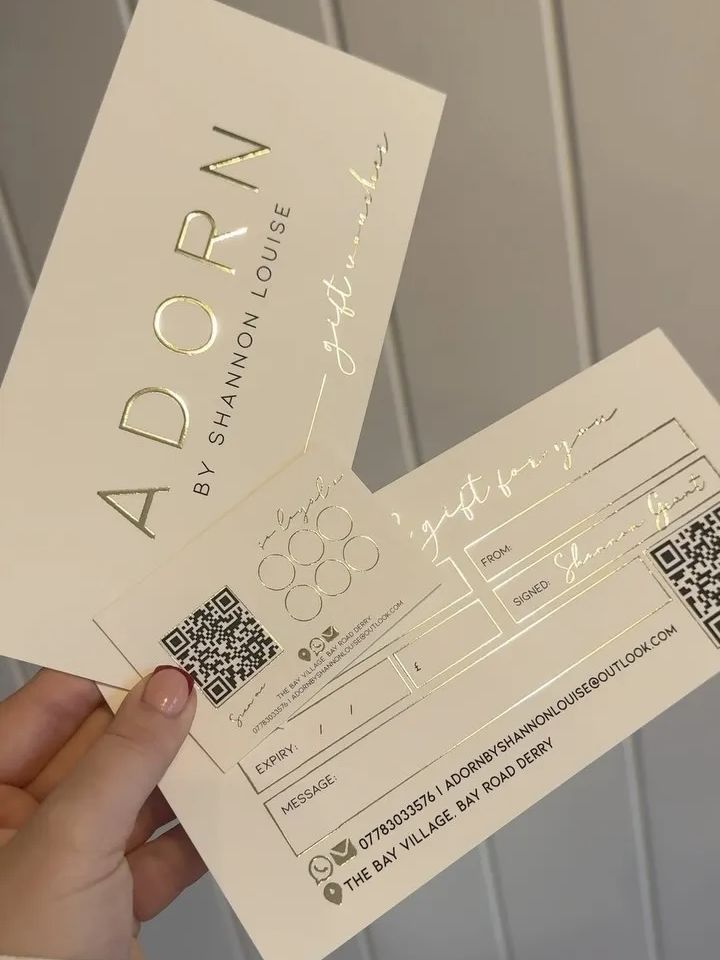 Custom Design 3D luxury Foiled - 3D Printing Qr Code recension och pris