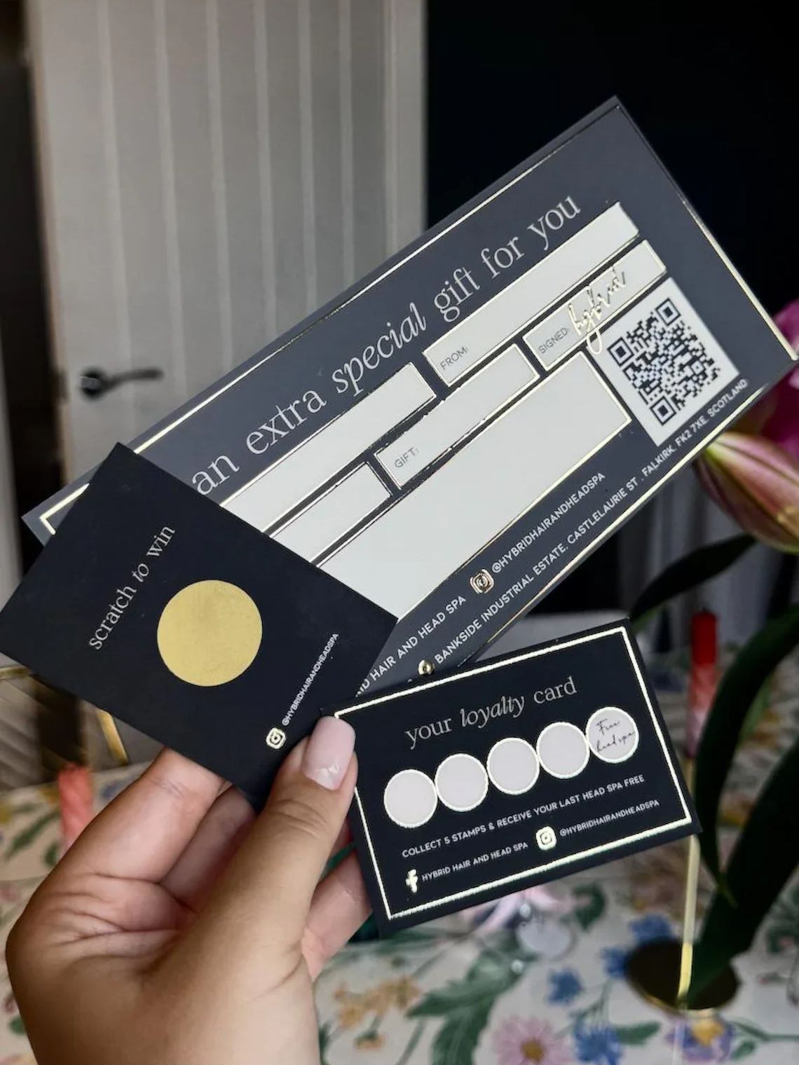 Custom Design 3D luxury Foiled - 3D Printing Qr Code recension och pris