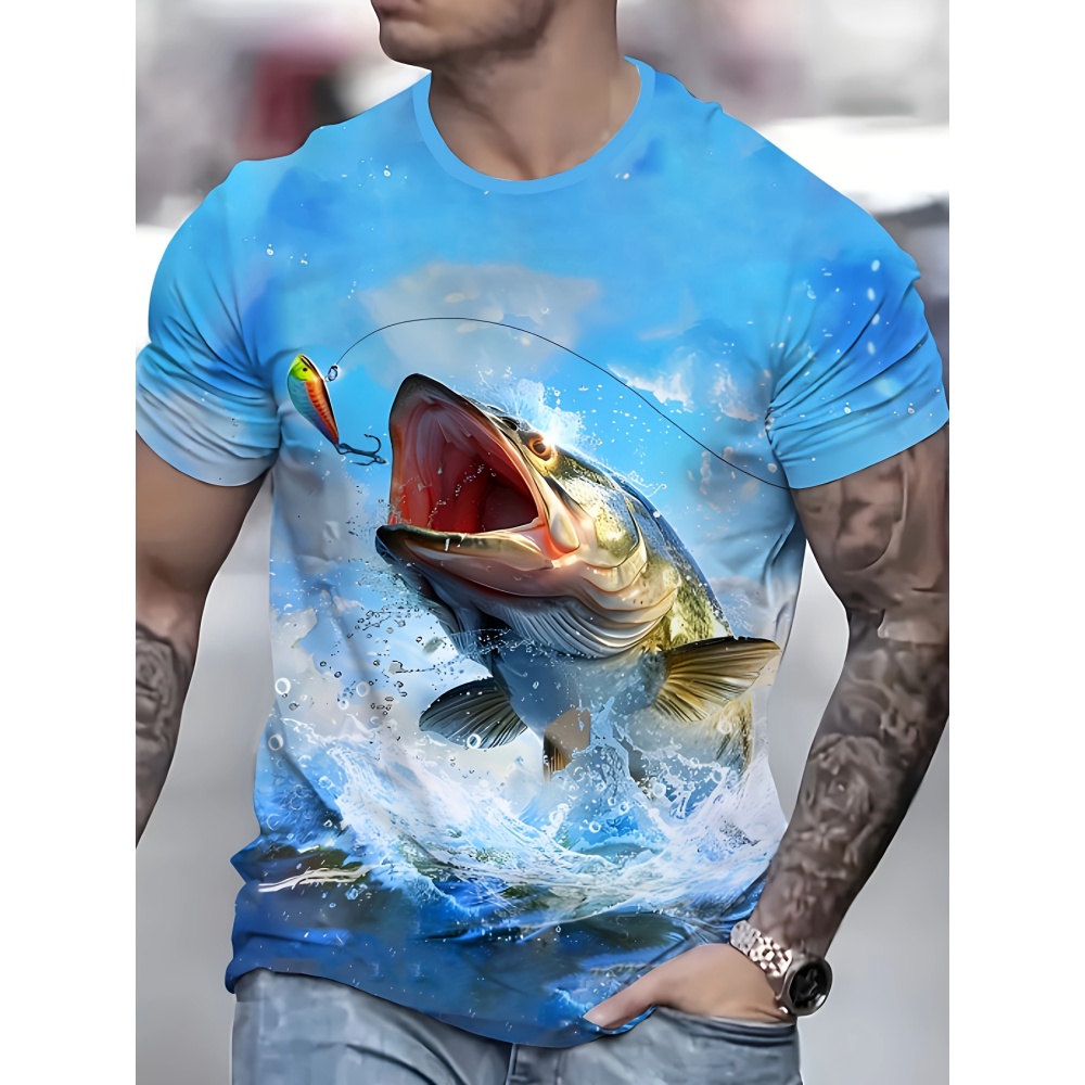 Men's Bright Blue 3D Leaping F - 3D Printing Lure recension och pris