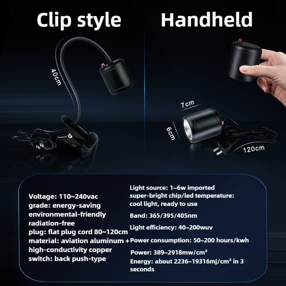 Handheld Clamp UV Curing Lamp  - 3D Printing Sla recension och pris
